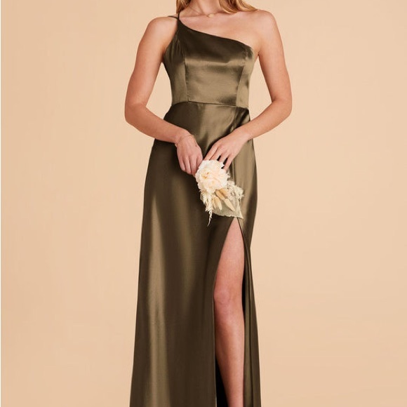 Birdy Grey satin Olive “Kensie” dress - Picture 2 of 5